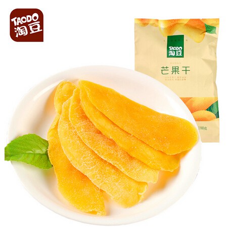 【淘豆】芒果干108g菲律宾水果干休闲零食品